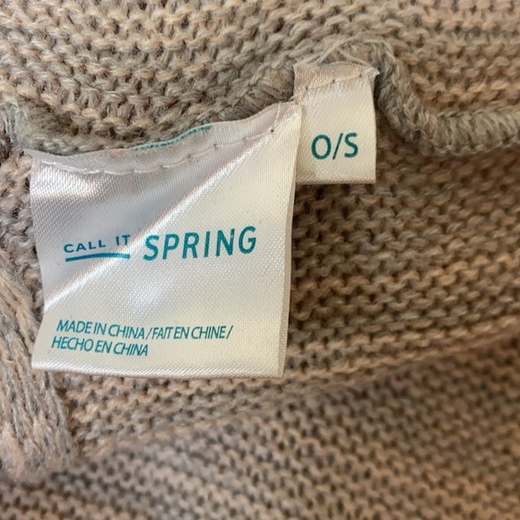 Baby dusty pink and blue circle scarf - Picture 5 of 6